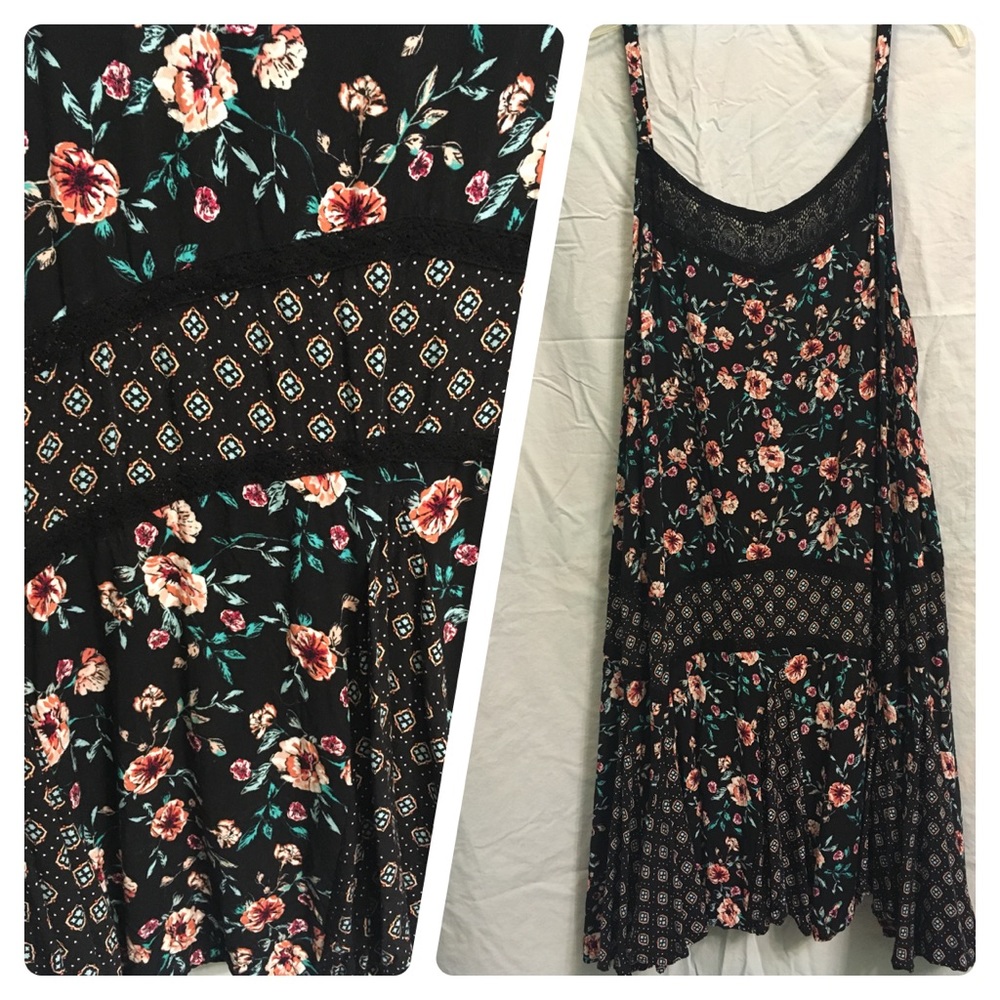 Flirty flowy floral dress